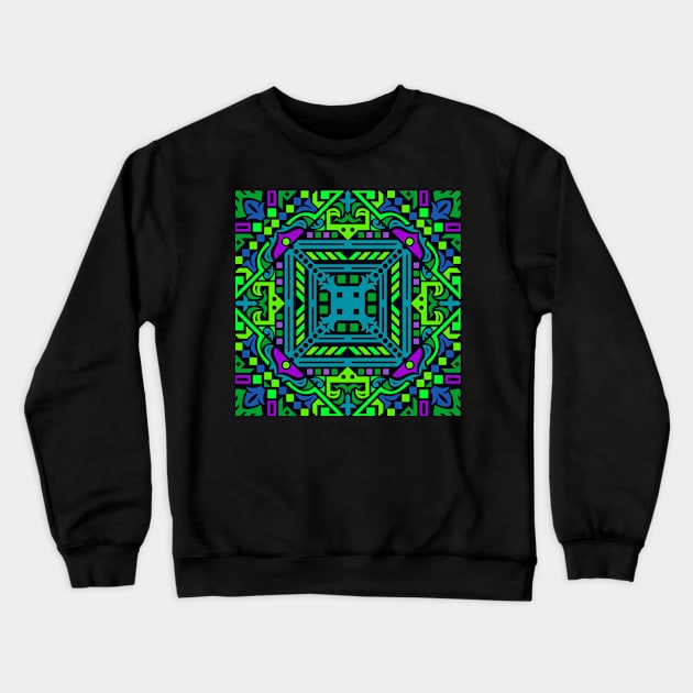 Colorful Mandala Pattern #1 Crewneck Sweatshirt by TeeGo